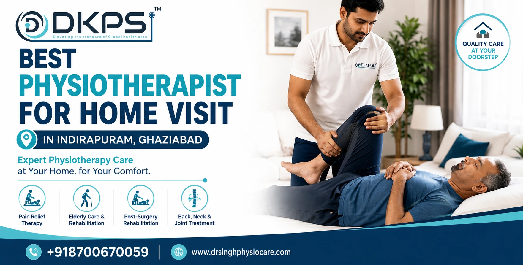 Best Physiotherapist for Home Visit in Indirapuram, Ghaziabad